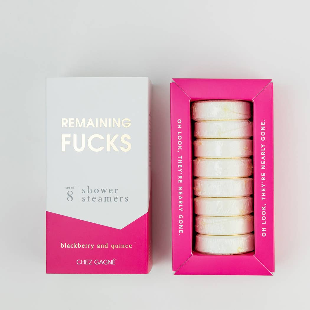 Remaining Fucks Shower Steamers, Blackberry Quince