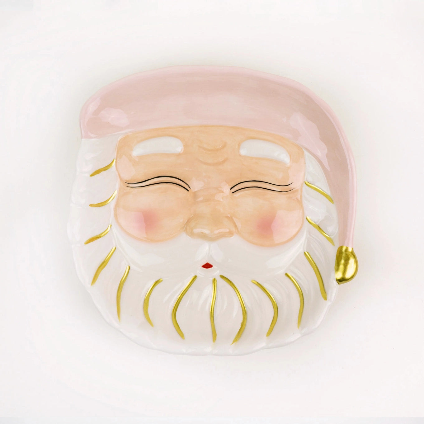 Retro Santa Dessert Plate