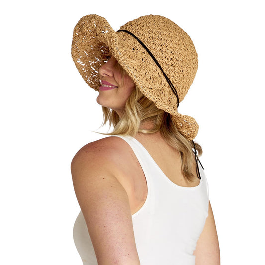 Foldable Hat with Wire Brim