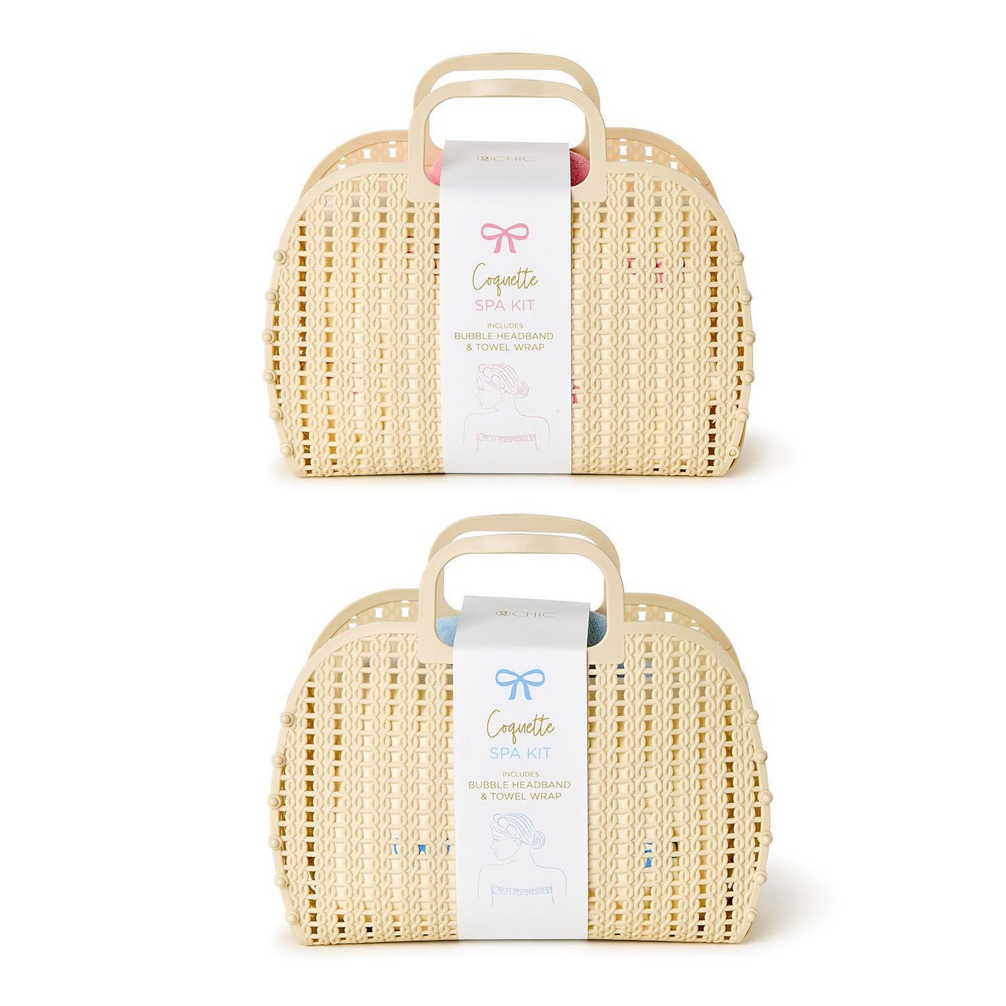 Bow Headband and Wrap Towel Set (*Multiple Colors*)