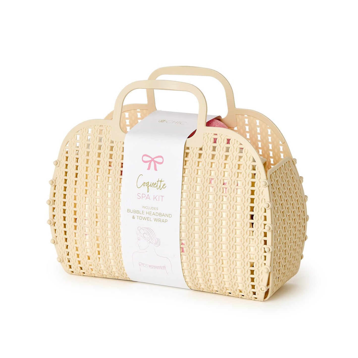 Bow Headband and Wrap Towel Set (*Multiple Colors*)