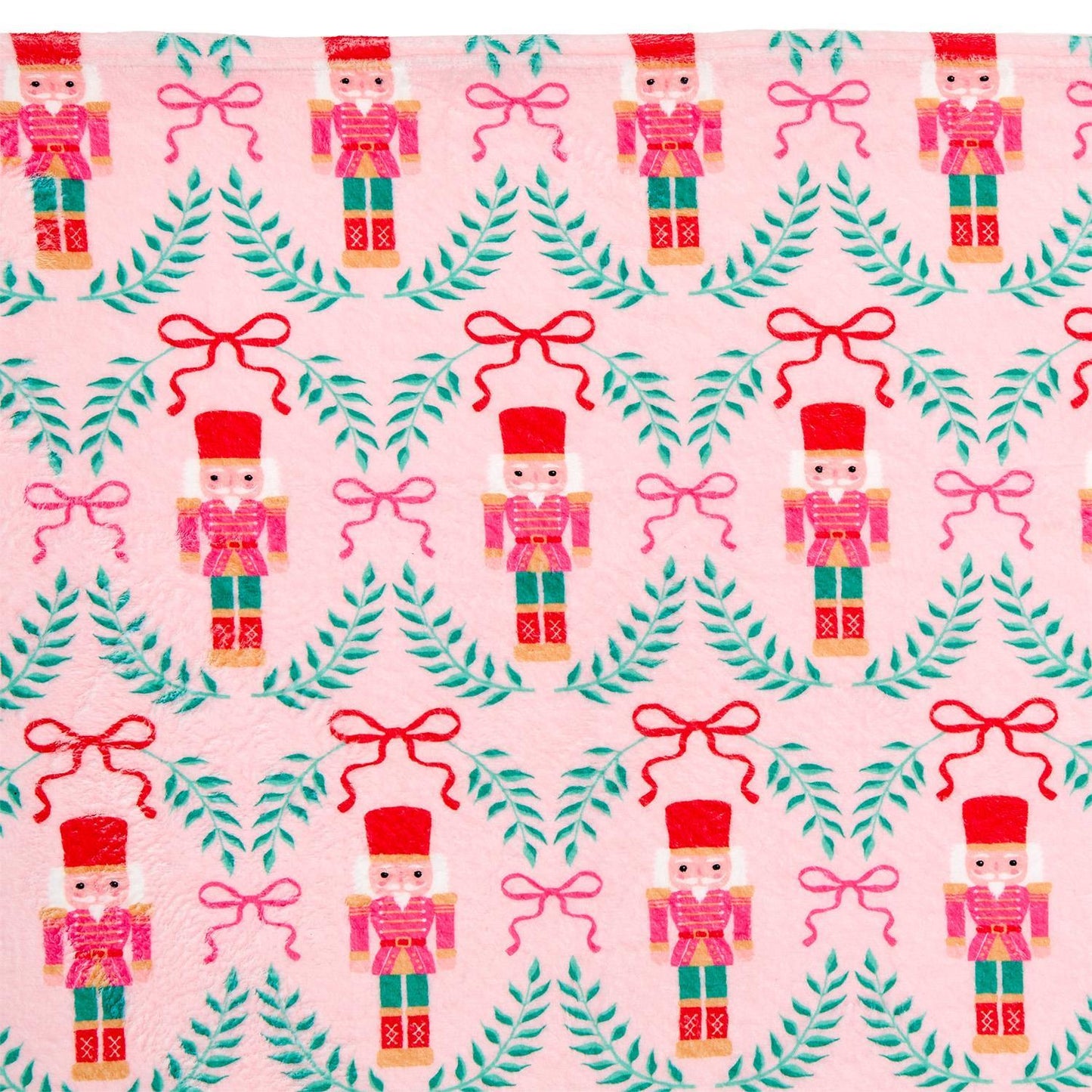 Pink Nutcracker Throw Blanket