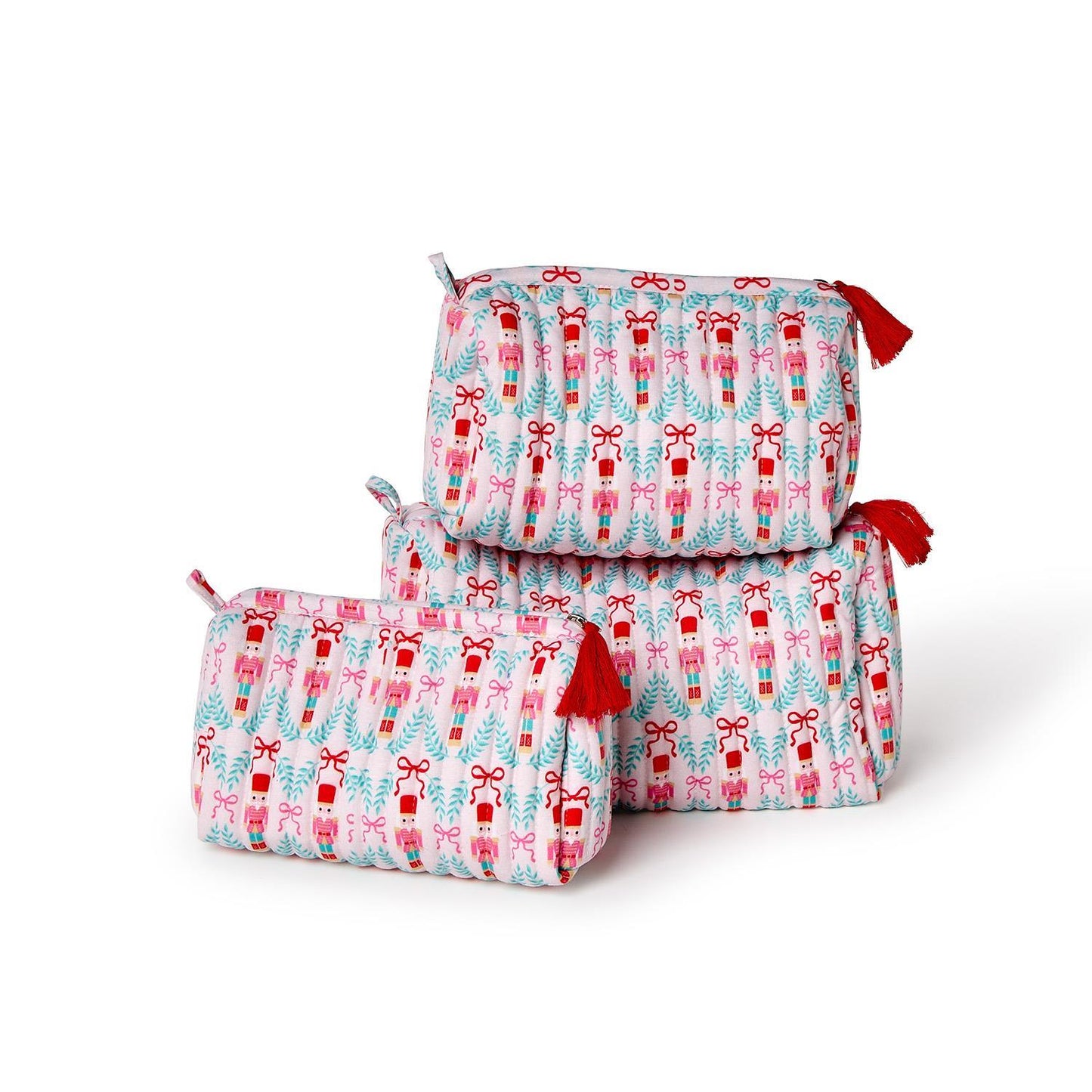 Pink Nutcracker Jersey Pouches