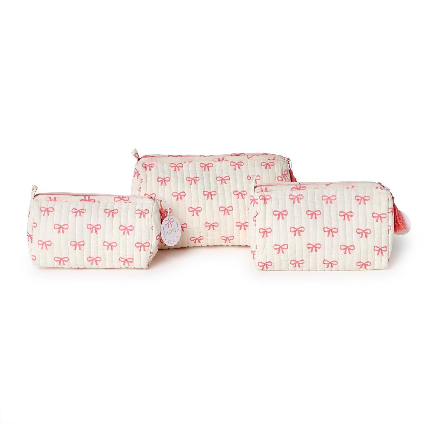 Pink Coquette Bow Pouch