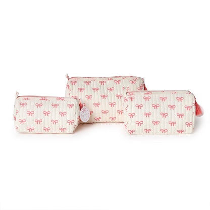 Pink Coquette Bow Pouch