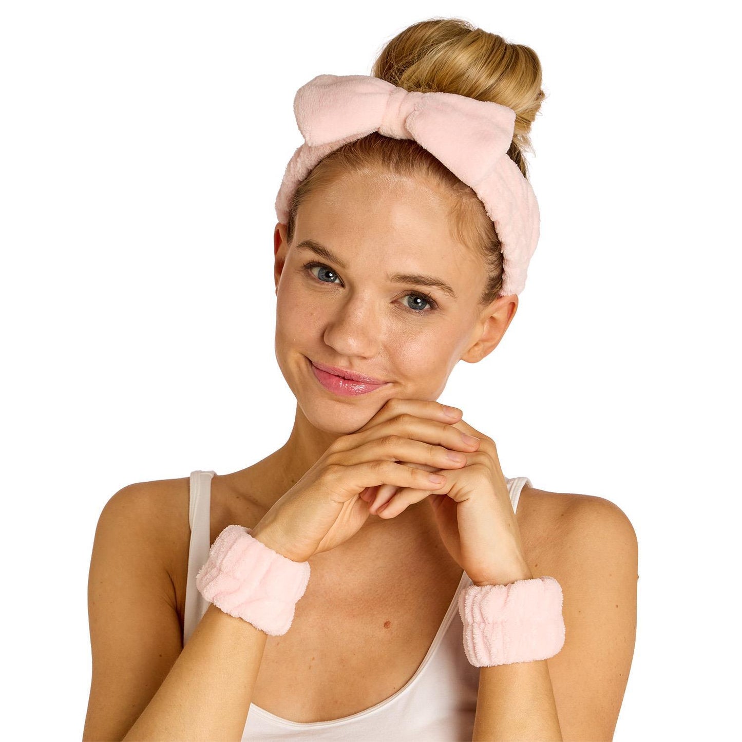 Head to Glow Spa Headband and Wristband Set