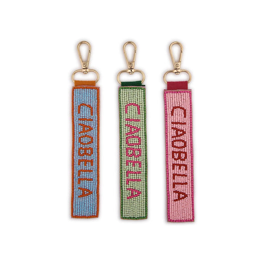 Ciao Bella Hand Beaded Bag Charm