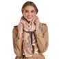 Studio Floral Motif Double Sided Softer than Cashmere Shawl