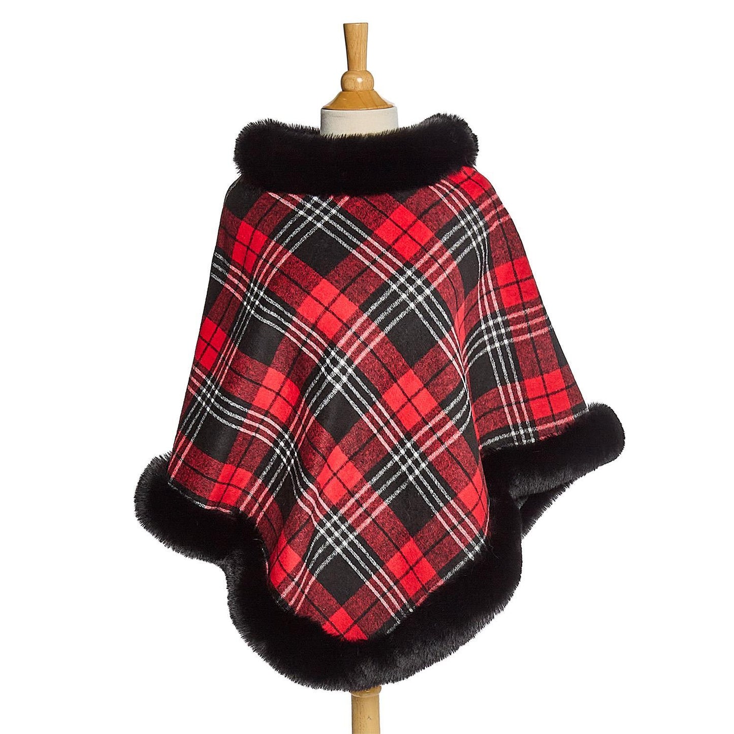 Plaid Poncho