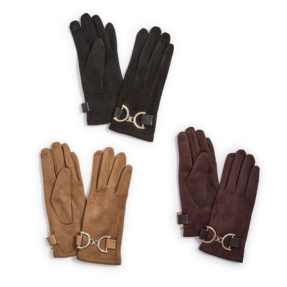 The Milano Oversized Bit Glove in Microsuede with Touchscreen Fingertips
