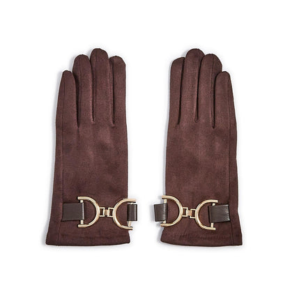 The Milano Oversized Bit Glove in Microsuede with Touchscreen Fingertips