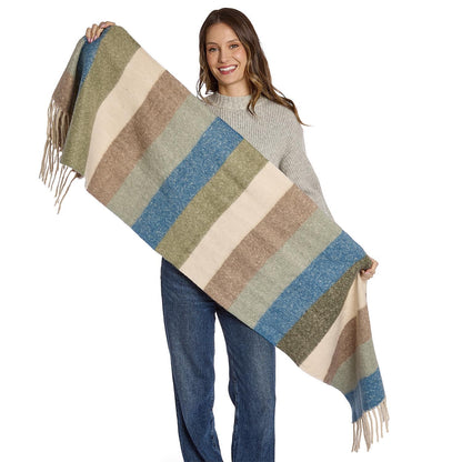 Soft Horizon Super Soft Scarf with Fringe Edges
