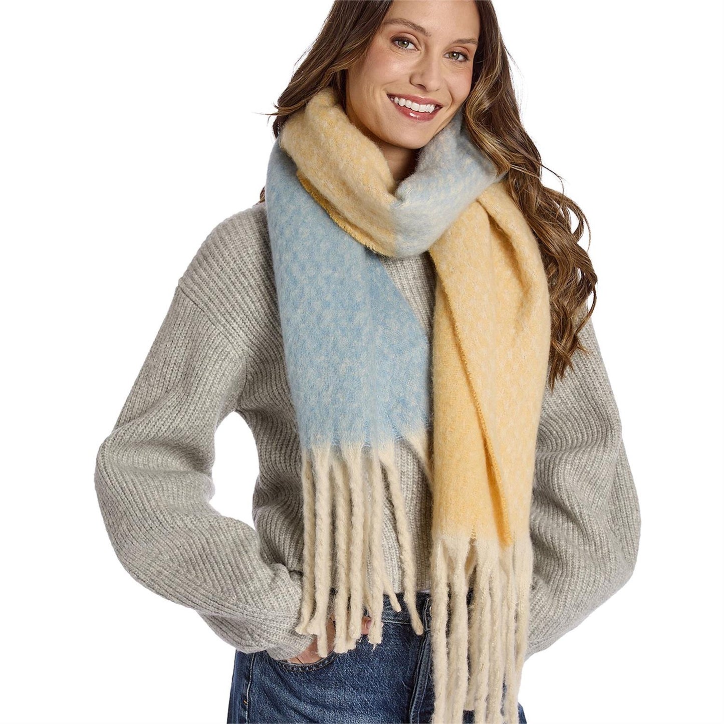 Dreamweave Super Soft Scarf with Fringe Edges