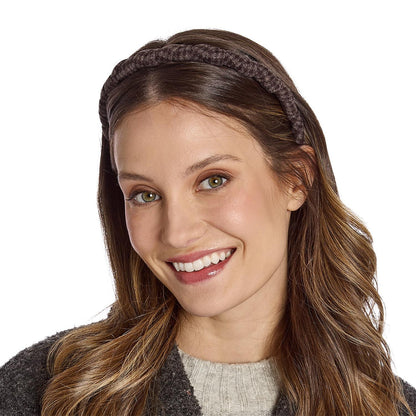 Plaid Hair Day Fabric Wrapped Zig Zag Headband