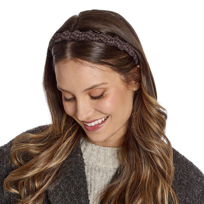 Plaid Hair Day Fabric Wrapped Zig Zag Headband