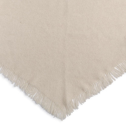 Effortless Soft Wool Blend Triangle Shawl with Fringe Trim (*Two Colors*)