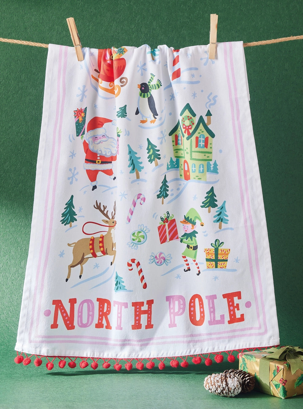 North Pole Cotton Kitchen Towel
