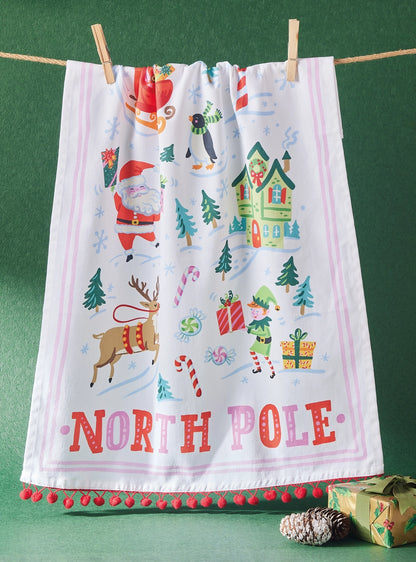 North Pole Cotton Kitchen Towel