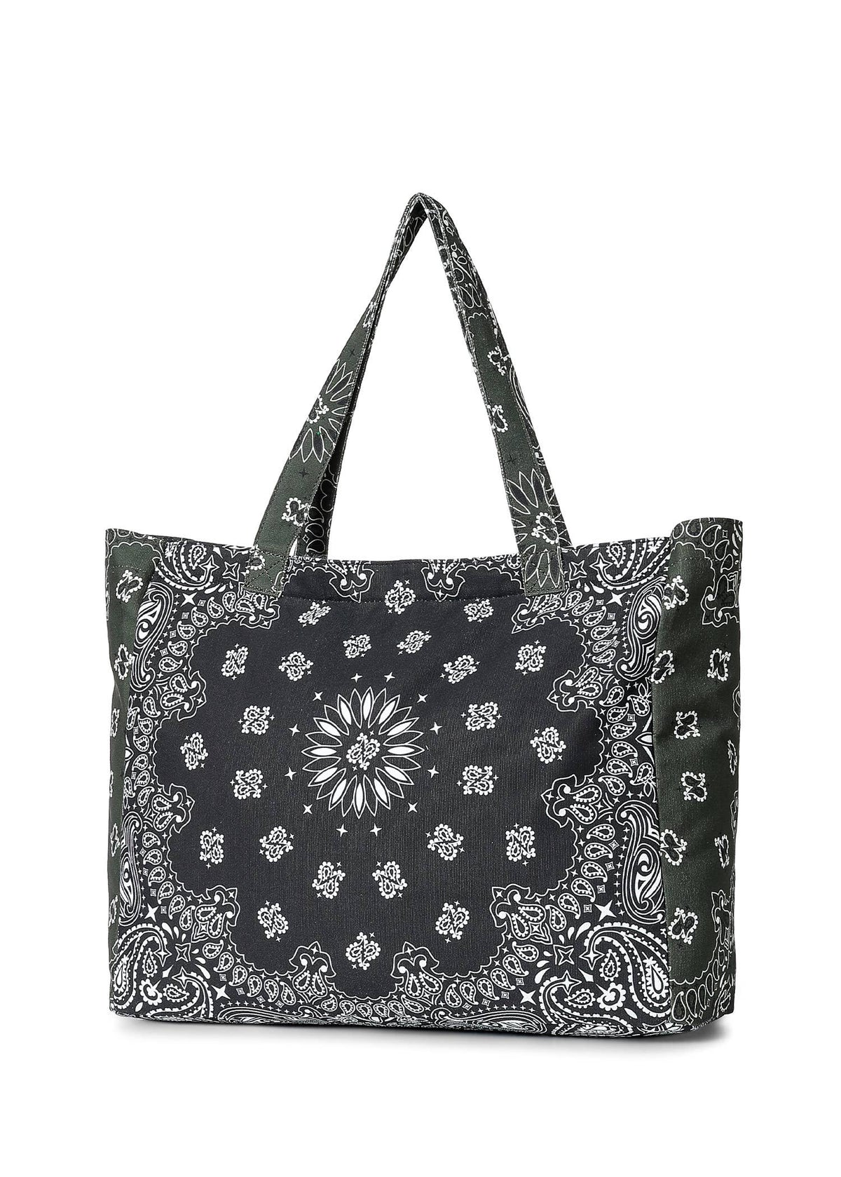 Bailey Black/Army Bandana Tote
