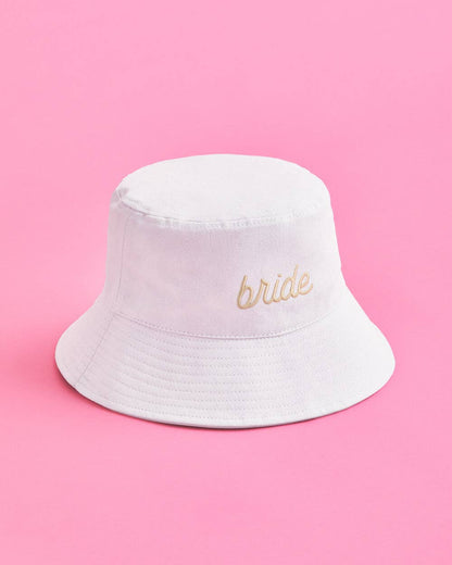 Bride Beige Bucket Hat