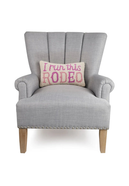 I Run This Rodeo Hook Pillow