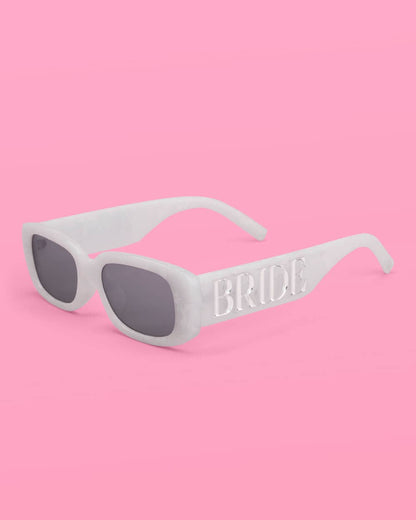 Marble + Silver Bride Sunglasses