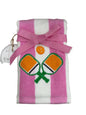 Stripe Pickleball Paddles Hand Towel
