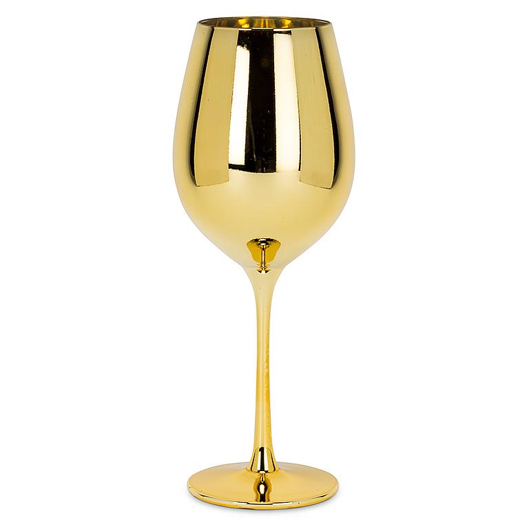 Gold Large Wine Glass