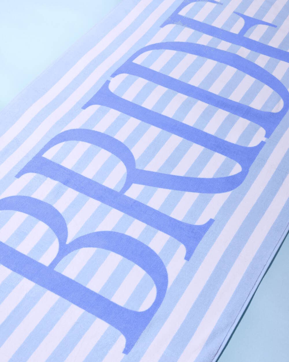 Coastal Bride Striped Beach Towel
