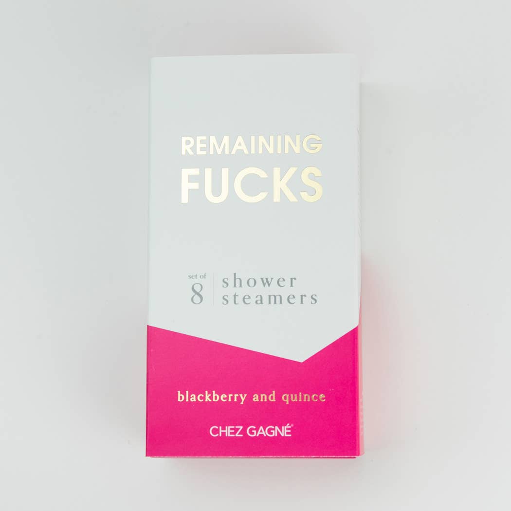 Remaining Fucks Shower Steamers, Blackberry Quince