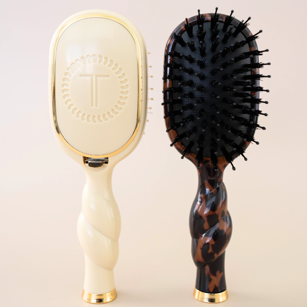 Mini Boar Brush - Tortoise