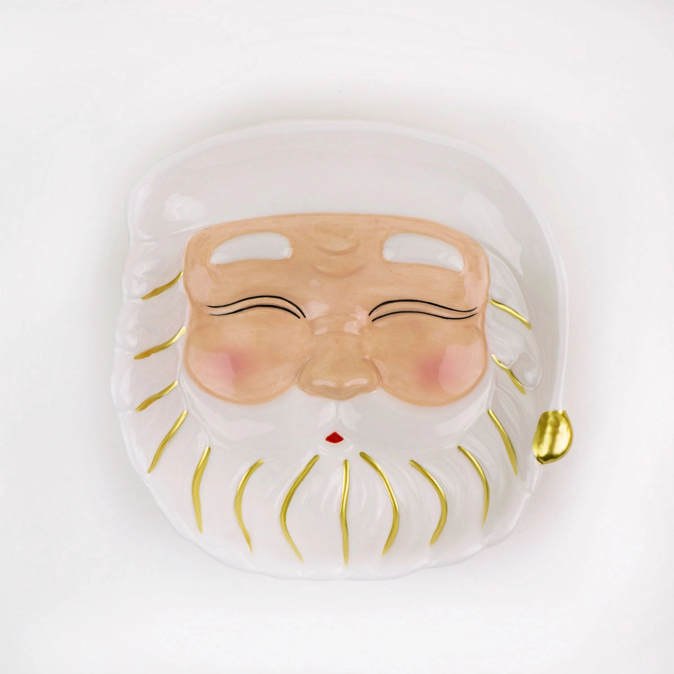 Retro Santa Dessert Plate