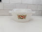 Vintage Arcopal France Milk Glass Covered Dish w/ Chicken Design