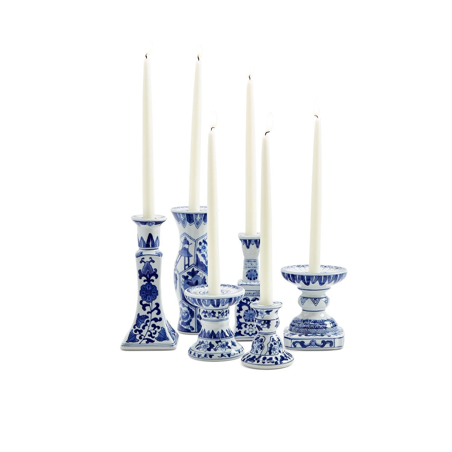 Canton Collection Blue and White Candleholder  (*Multiple Styles*)