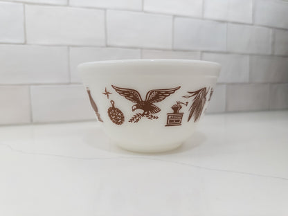 Vintage Pyrex 401 'Early American' Mixing Bowl