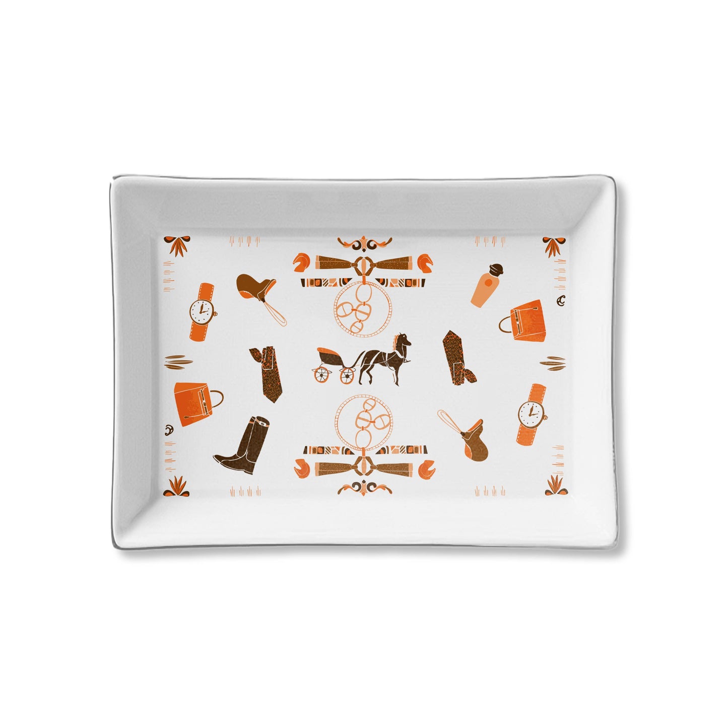 Ceramic Tray - Equestrian