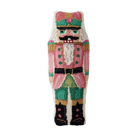 Shaped Pink Nutcracker Hook Pillow