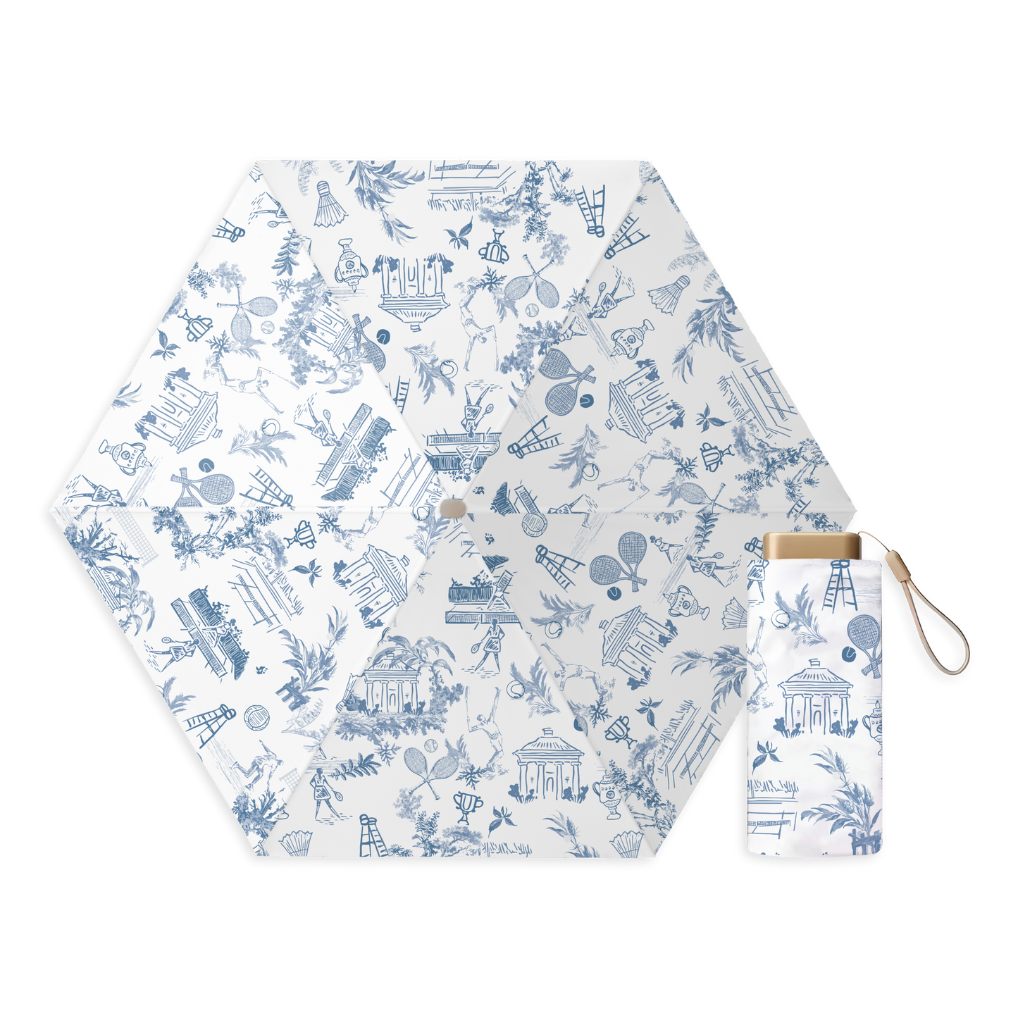 Tennis Toile Umbrella