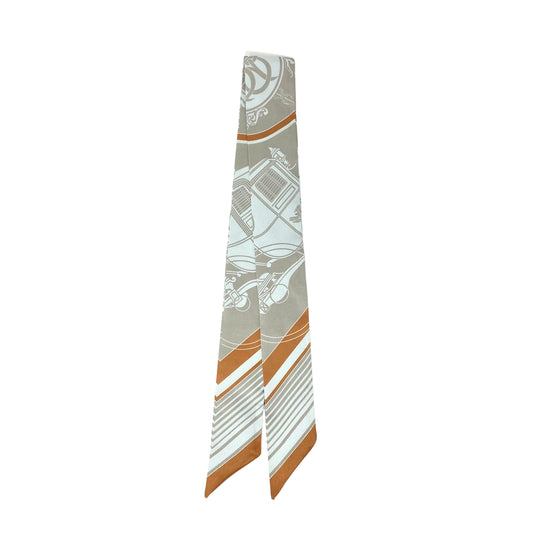 Taupe Carriage Mini Scarf