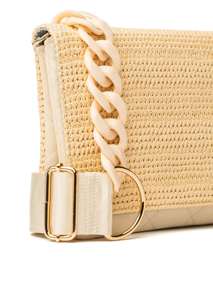 Lexi Drift Raffia Crossbody