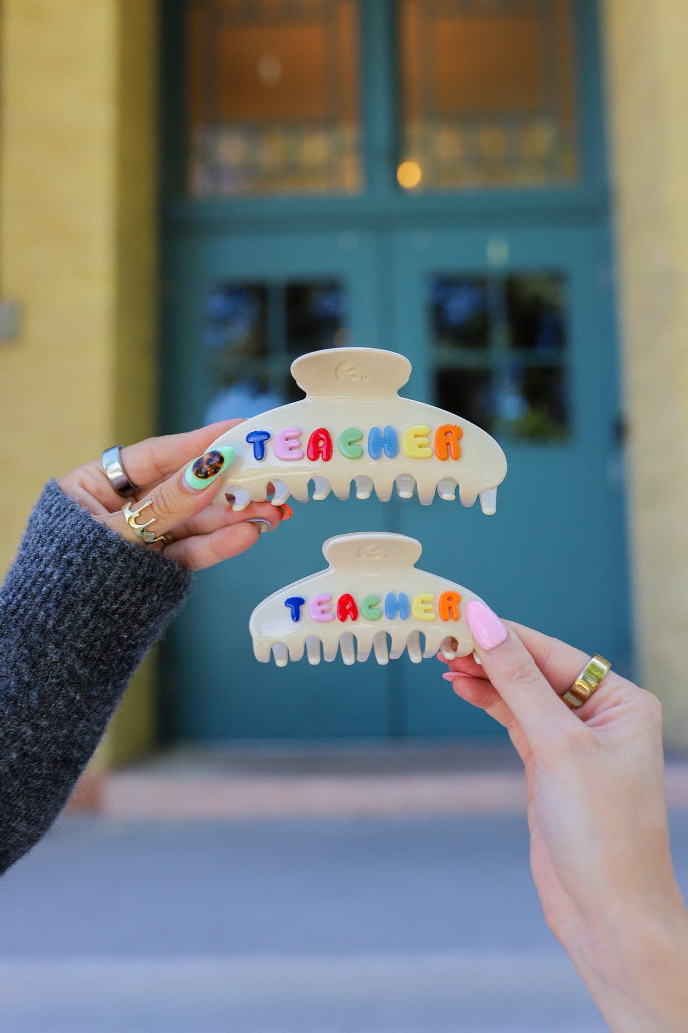 Teacher Claw Hair Clip