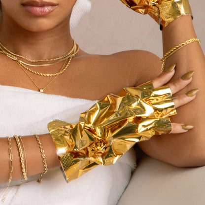 Collagen Gloves with Imperial Gold