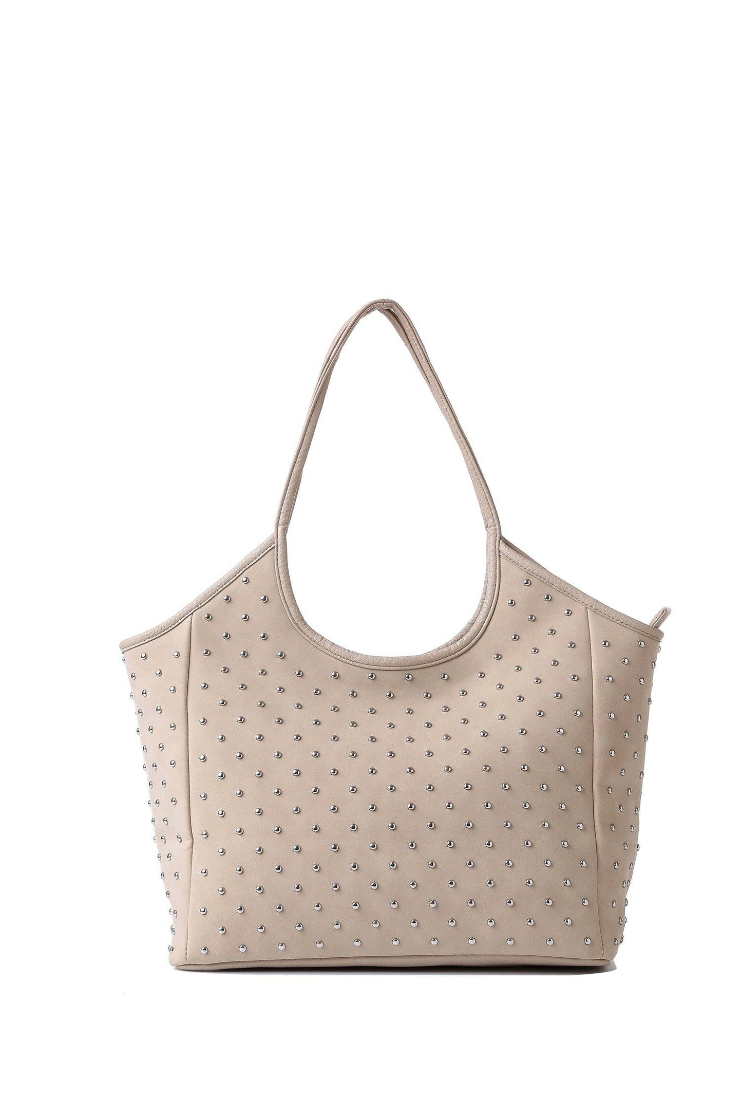 Isla Studded Wheat Tote