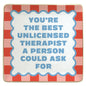 You're The Best Unlicensed Therapist Ceramic Trinket Tray