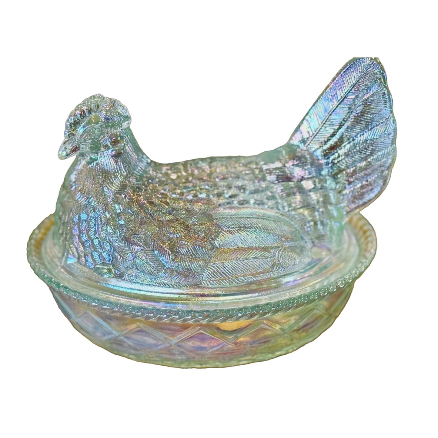 7″ Hen on Basket (*Multiple Colors*)