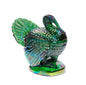 Mosser 8.75″ Covered Turkey/ Hunter Green Carnival