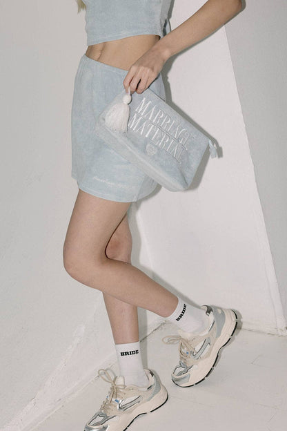 MARRIAGE MATERIAL™ Terry Cloth Beach Tote