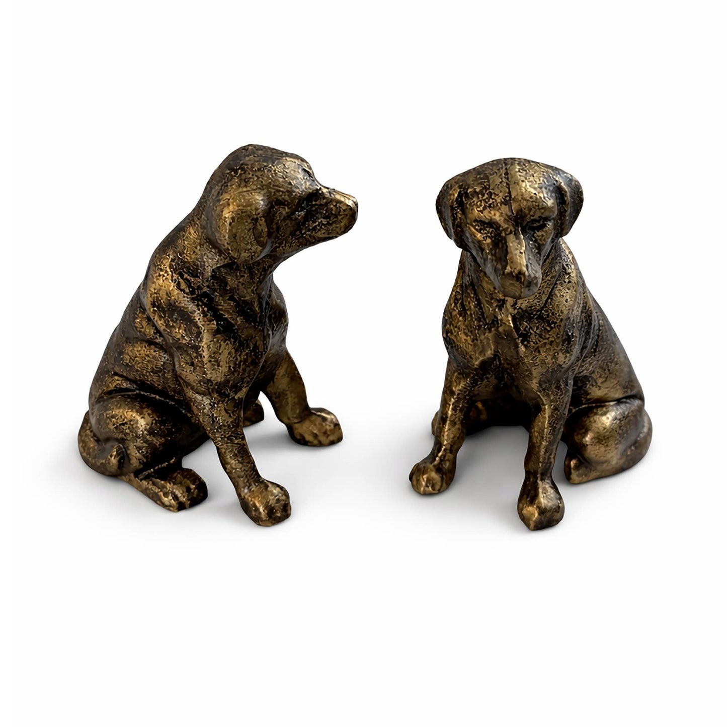 S/2, Iron Dog Decorative Bookend Set, Set of 2
