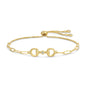 Gold Horsebit Pulley Bracelet