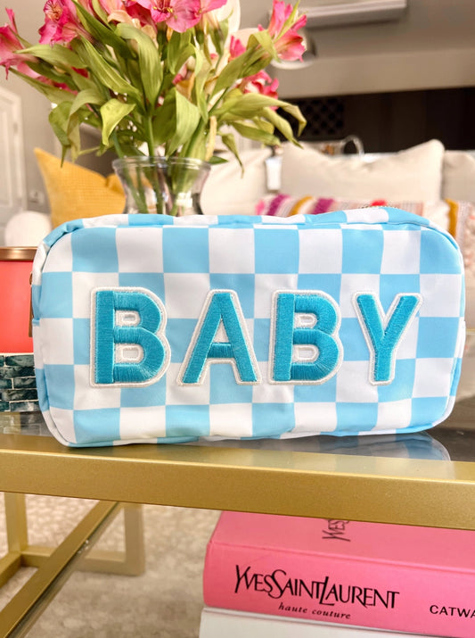 Baby Medium Checkered Pouch